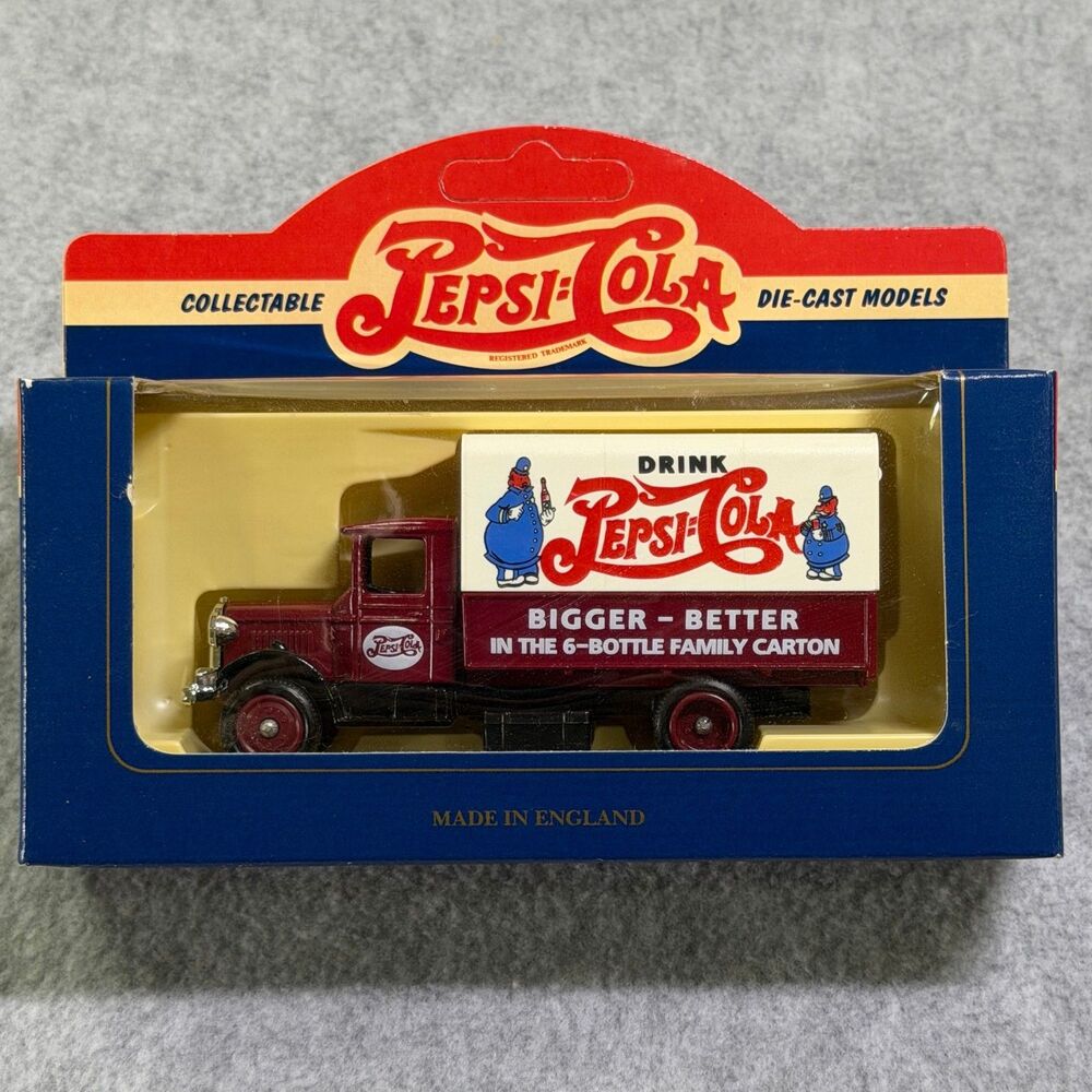 Lledo Days Gone 1934 Mack Canvas Back Truck Pepsi Cola 28033 NIB